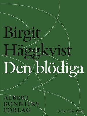 cover image of Den blödiga